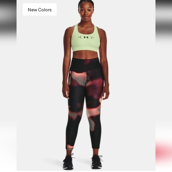 Under Armour HeatGear®-NWT-Printed No-Slip Waistband 7/8 Ankle Leggings-… - Picture 1 of 14
